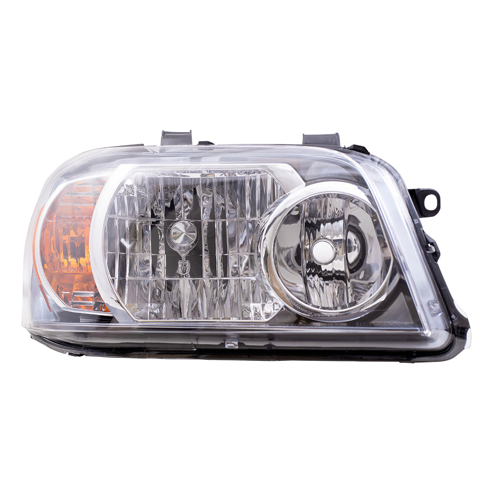 Brock Replacement Passengers Headlight Headlamp Compatible with 2004-2006 Highlander 81170-48280