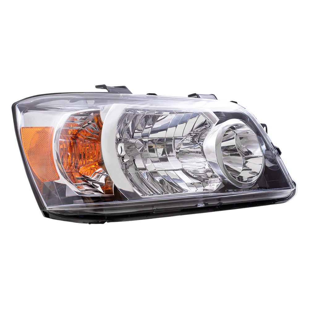 Brock Replacement Passengers Headlight Headlamp Compatible with 2004-2006 Highlander 81170-48280