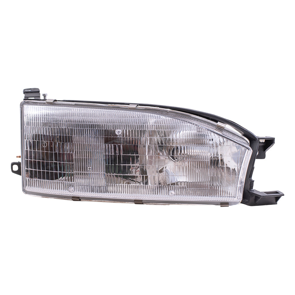 Brock Replacement Driver and Passenger Headlights Headlamps Compatible with 81150-06011 81110-06011