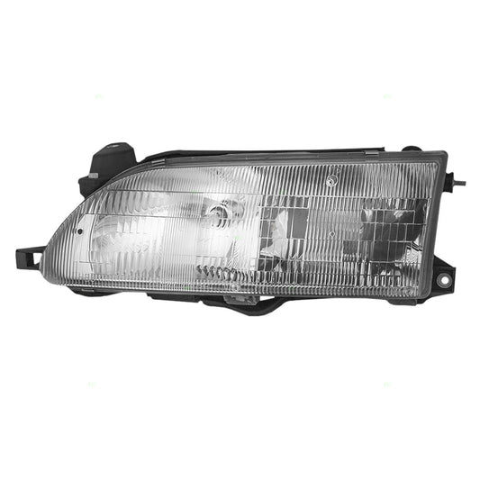 Brock Replacement Drivers Headlight Headlamp Compatible with Corolla 81150-1A491