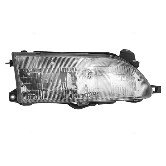 Brock Replacement Passengers Headlight Headlamp Compatible with Corolla 81110-1E221