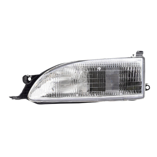 Brock Replacement Drivers Headlight Headlamp Compatible with 1995-1996 Camry 81150-33162