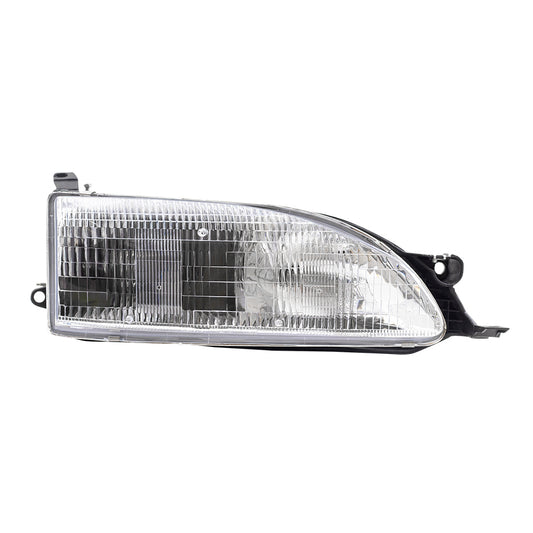 Brock Replacement Passengers Headlight Headlamp Compatible with 1995-1996 Camry 81110-33162