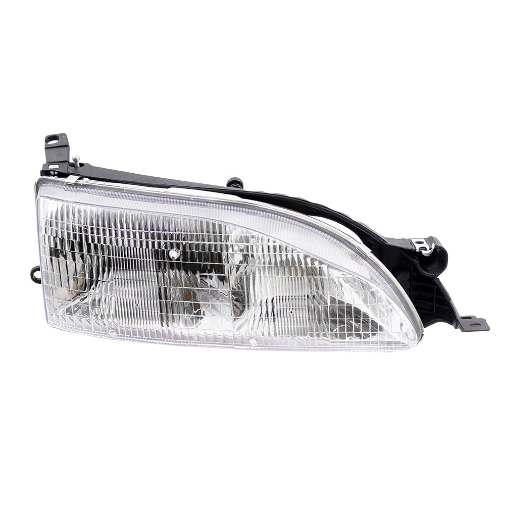 Brock Replacement Passengers Headlight Headlamp Compatible with 1995-1996 Camry 81110-33162