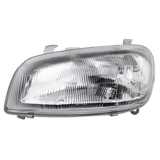 Brock Replacement Drivers Headlight Headlamp Compatible with 1996-1997 RAV4 81150-42060