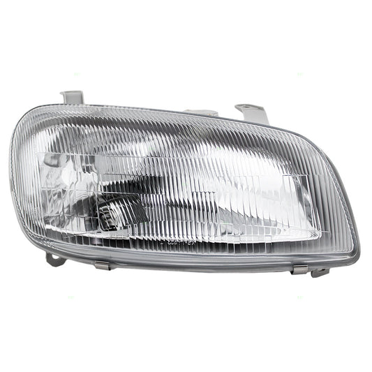 Brock Replacement Passengers Headlight Headlamp Compatible with 1996-1997 RAV4 81110-42060