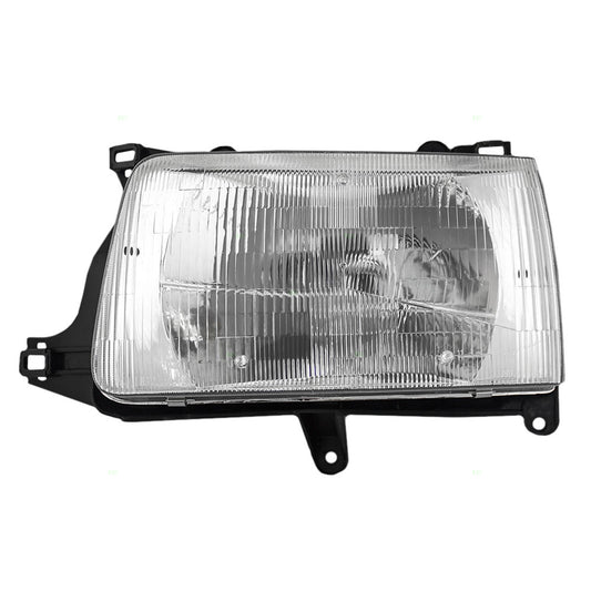 Brock Replacement Drivers Headlight Headlamp Compatible with 1993-1998 T100 Pickup Truck 8115034010