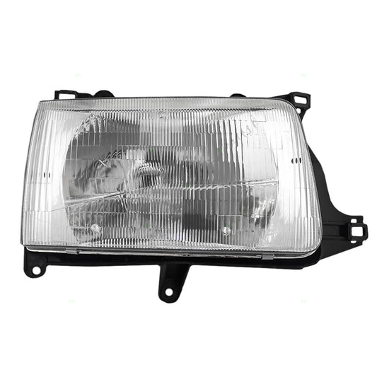 Brock Replacement Passengers Headlight Headlamp Compatible with 1993-1998 T100 Pickup Truck 8111034010