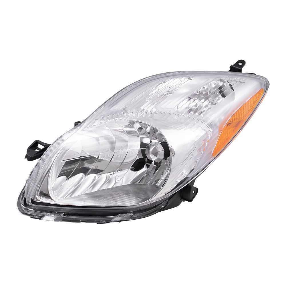 Brock Replacement Drivers Headlight Headlamp Compatible with Yaris 81170-52B40