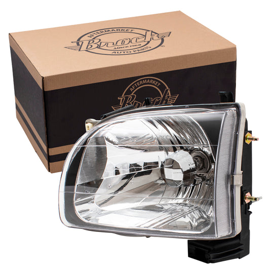 Brock Replacement Drivers Halogen Headlight Headlamp Compatible with 01-04 Tacoma Pickup Truck 81150-04110