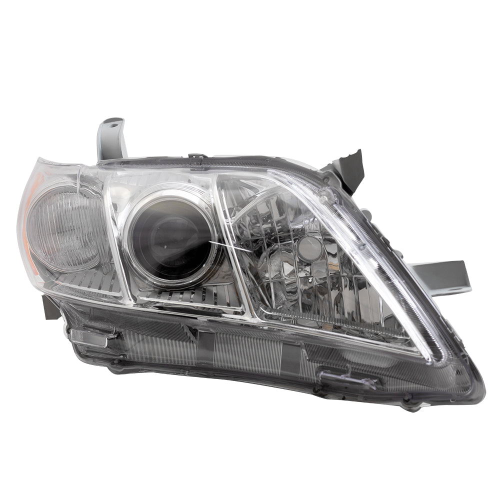 Brock Replacement Passengers Headlight Headlamp with Clear Lens Compatible with 07-09 Camry 8113006201