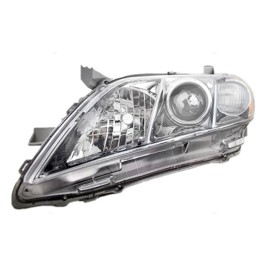 Brock Replacement Drivers Headlight Headlamp with Smokes Lens Compatible with 07-09 Camry 8115006C00