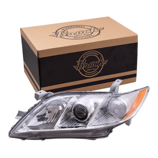 Brock Replacement Driver Halogen Headlight Compatible with 2007 2008 2009 Camry Hybrid Japan 81150-06C10