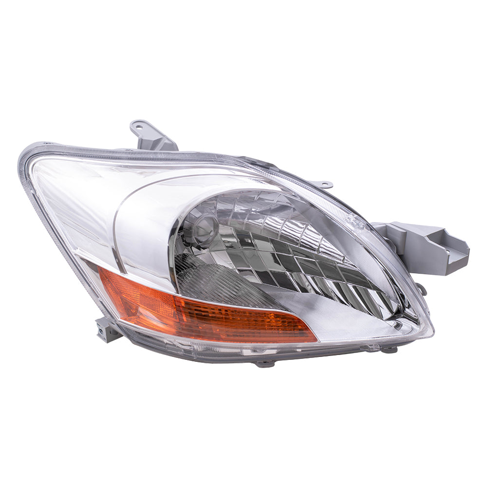 Brock Replacement Passengers Headlight Headlamp Compatible with Yaris 81130-52750