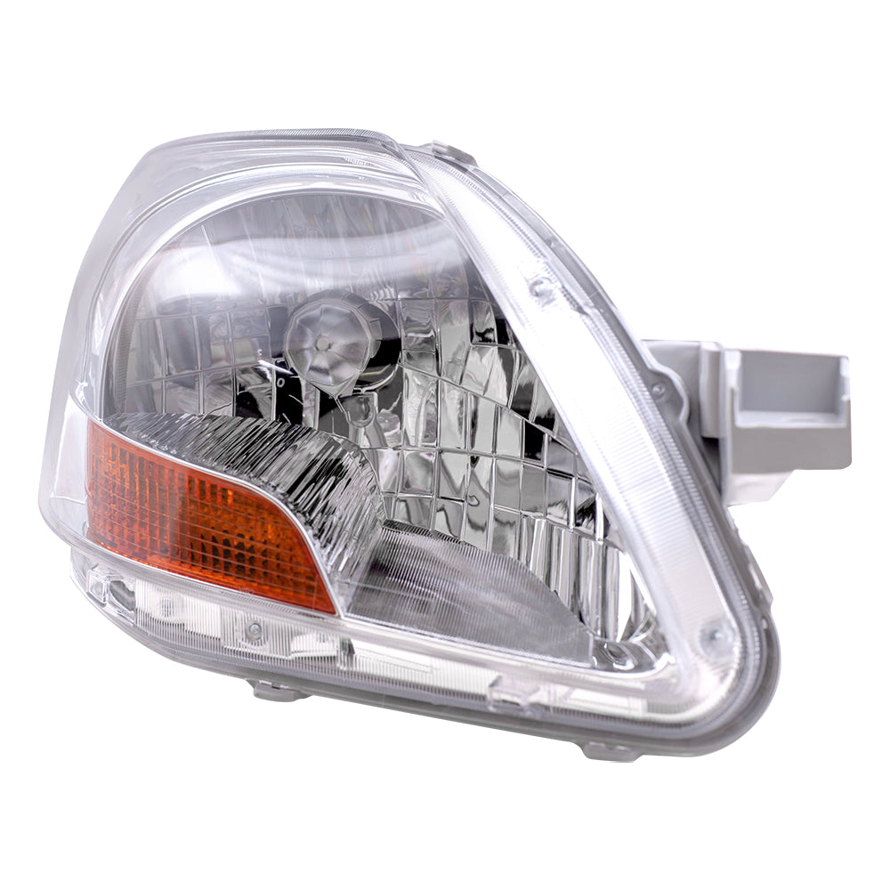 Brock Replacement Passengers Headlight Headlamp Compatible with Yaris 81130-52750