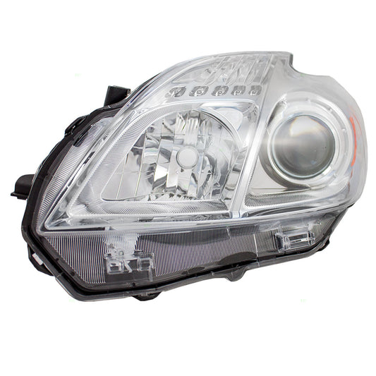 Brock Replacement Drivers Halogen Headlight Headlamp Compatible with Prius 8117047211