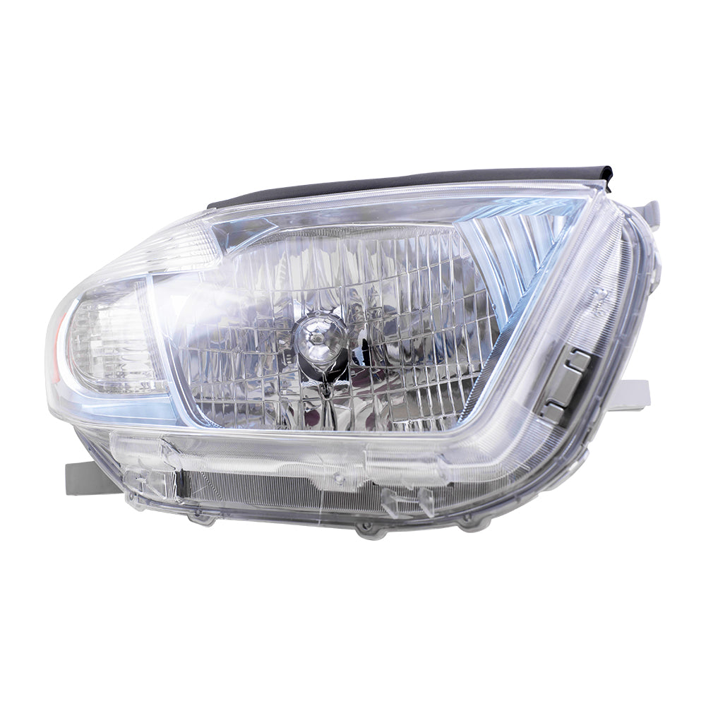 Brock Replacement Passengers Headlight Headlamp Compatible with 2008-2010 Highlander Hybrid SUV 8113048490