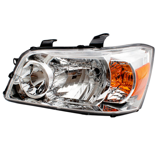 Brock Replacement Drivers Halogen Combination Headlight Park Signal Lamp Unit Compatible with 06 Highlander Hybrid 81170-48310 TO2518104 1592025