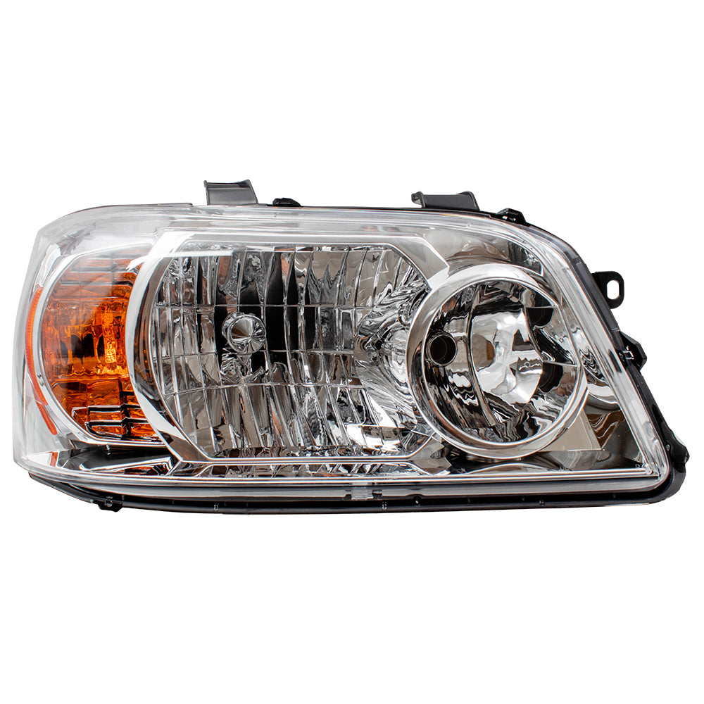 Brock Replacement Pair Set Halogen Combination Headlights Park Signal Lamps 06 Highlander Hybrid 8117048310 8113048310 TO2518104 TO2519104