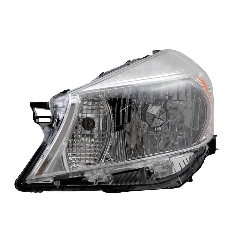 Brock Replacement Drivers Headlight Compatible with 12-14 Yaris Hatchback