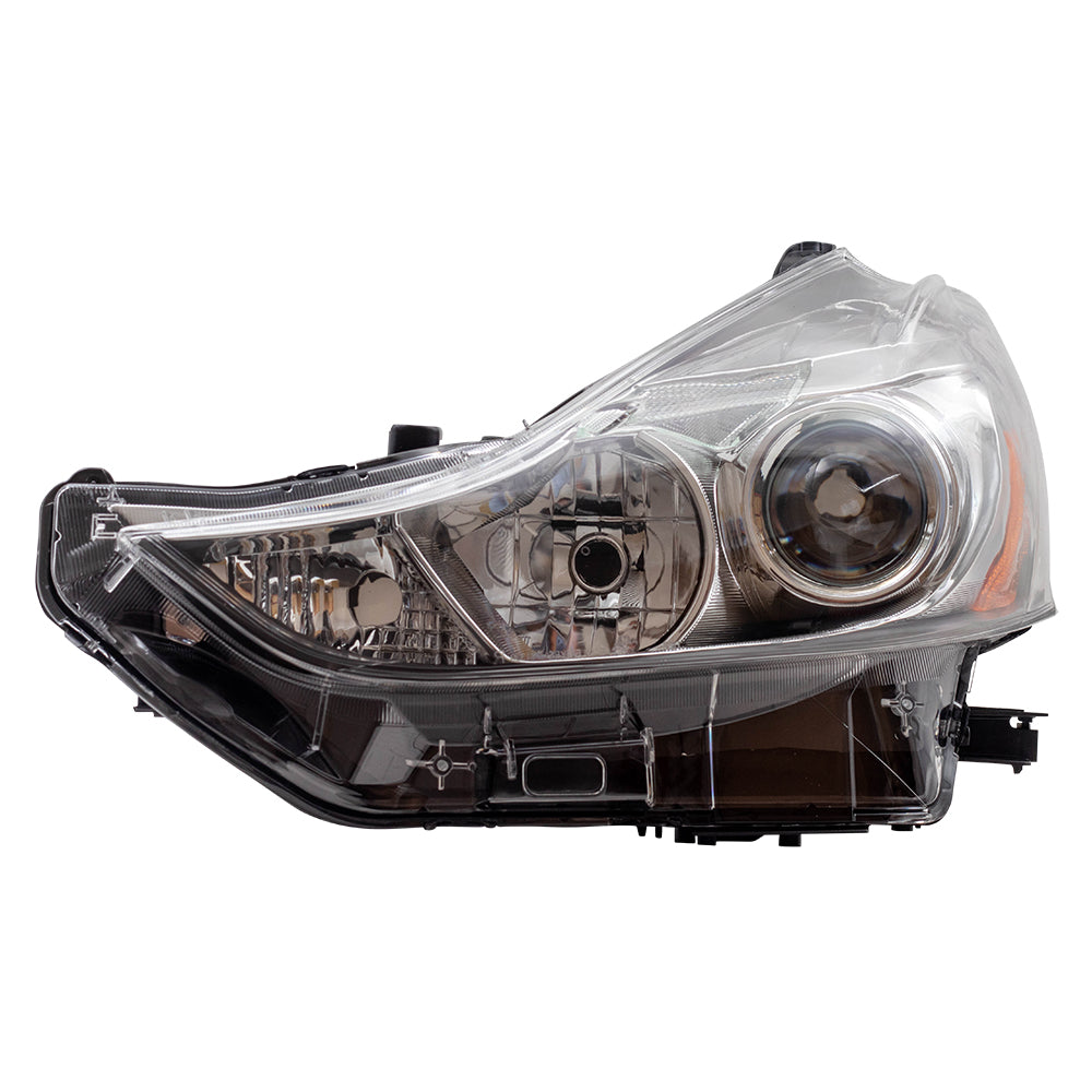 Brock Replacement Headlight Drivers Halogen Headlight Compatible with 2015-2017 Prius V 8117047650 81170-47650