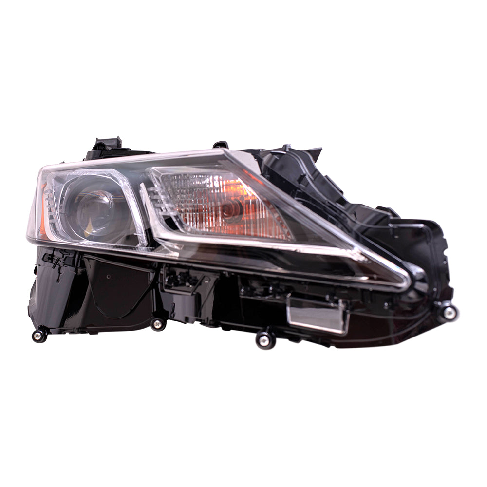 Brock Aftermarket Replacement Driver Left Passenger Right Side Bi-LED Combination Headlights without LED Signal Light Compatible with 2019-2020 Camry L NORTH AMERICA BUILT ONLY