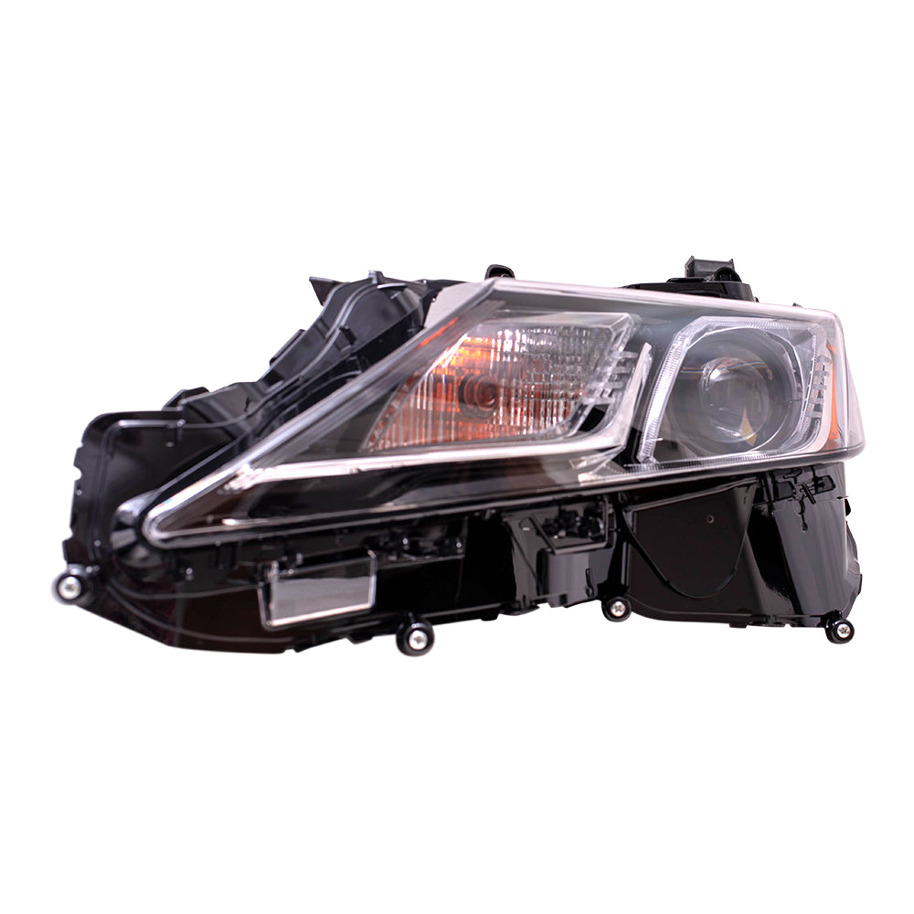 Brock Aftermarket Replacement Driver Left Bi-LED Combination Headlight Assembly without LED Signal Light Compatible with 2019-2020 Toyota Camry L North America Built ONLY