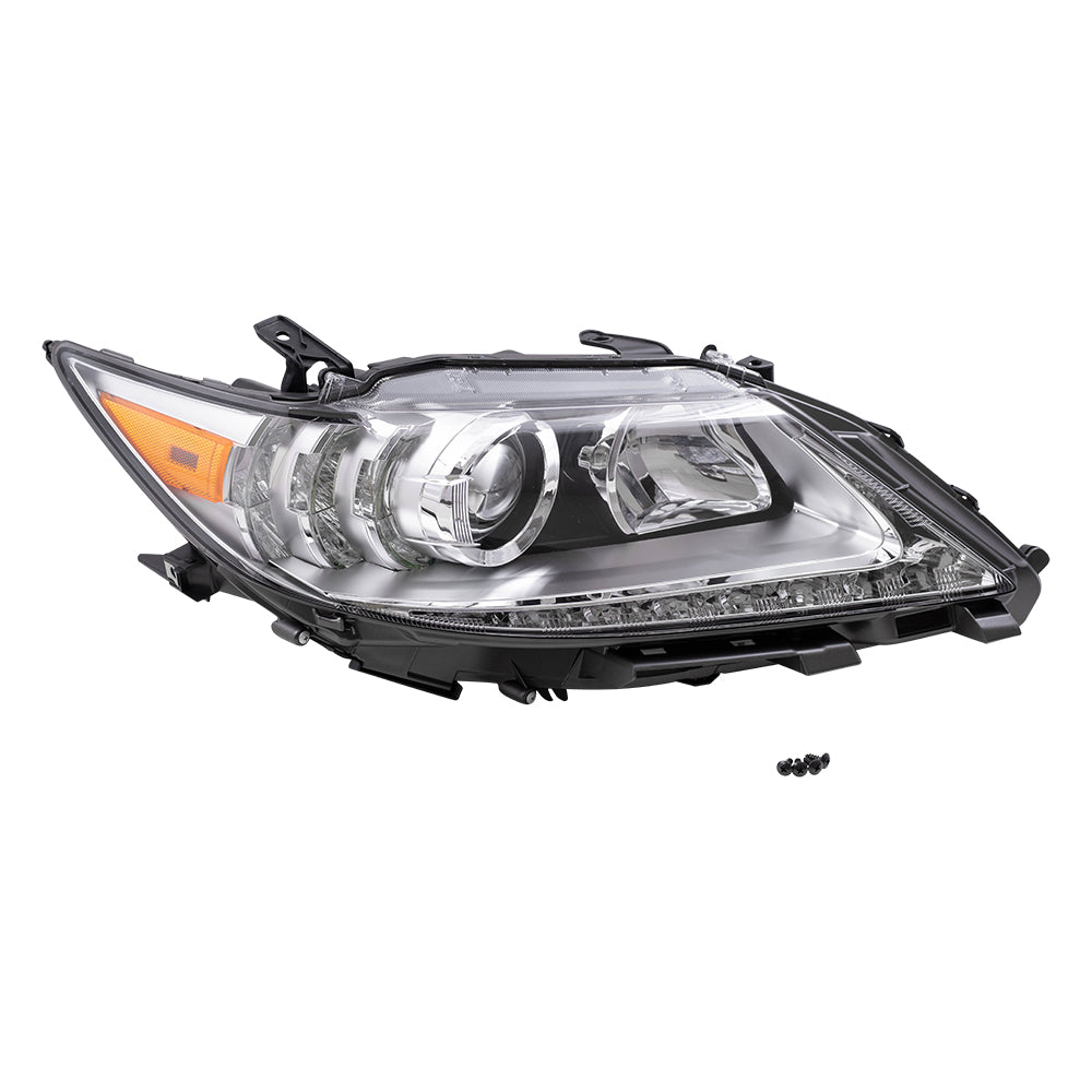 Brock Replacement Passenger Side HID Combination Headlight Assembly without HID Kit Compatible with 2013-2015 ES 350 and 2013-2015 ES 300h