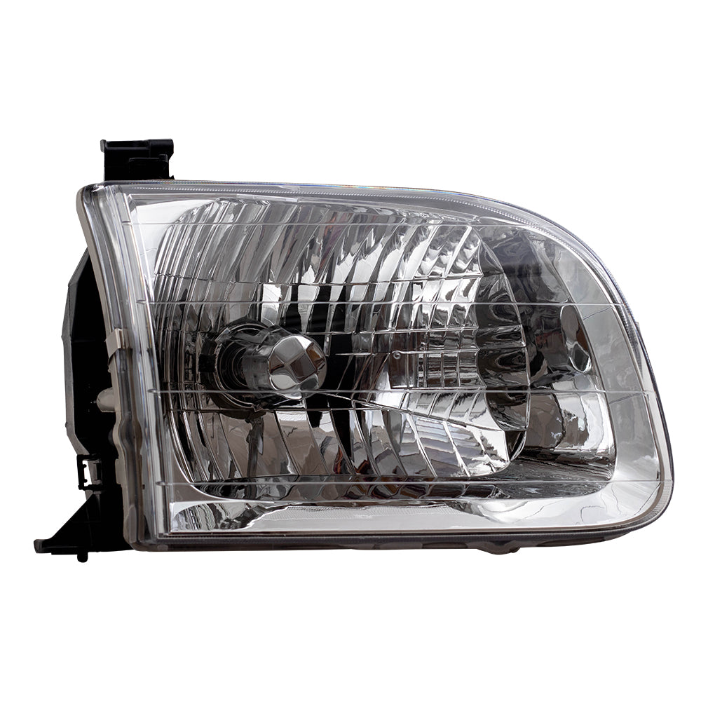 Brock Replacement Passenger Side Halogen Headlight Assembly Compatible with 2001-2004 Sequoia & 2004 Tundra Double Cab