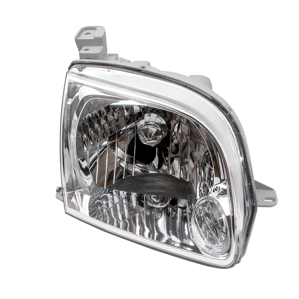 Brock Replacement Passengers Halogen Headlight Headlamp Lens Compatible with 2005 2006 Tundra Pickup Truck 811100C040