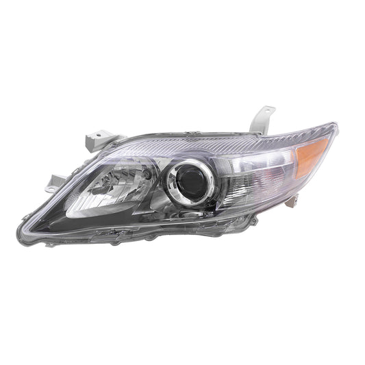 Brock Replacement Drivers Headlight Headlamp with Smoked Lens Compatible with Camry 81150-06510