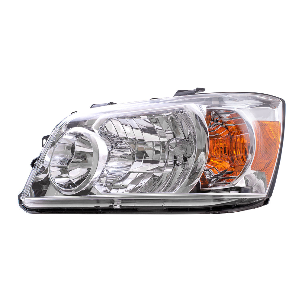 Brock Replacement Drivers Headlight Headlamp Compatible with 2007 Highlander 81170-48550