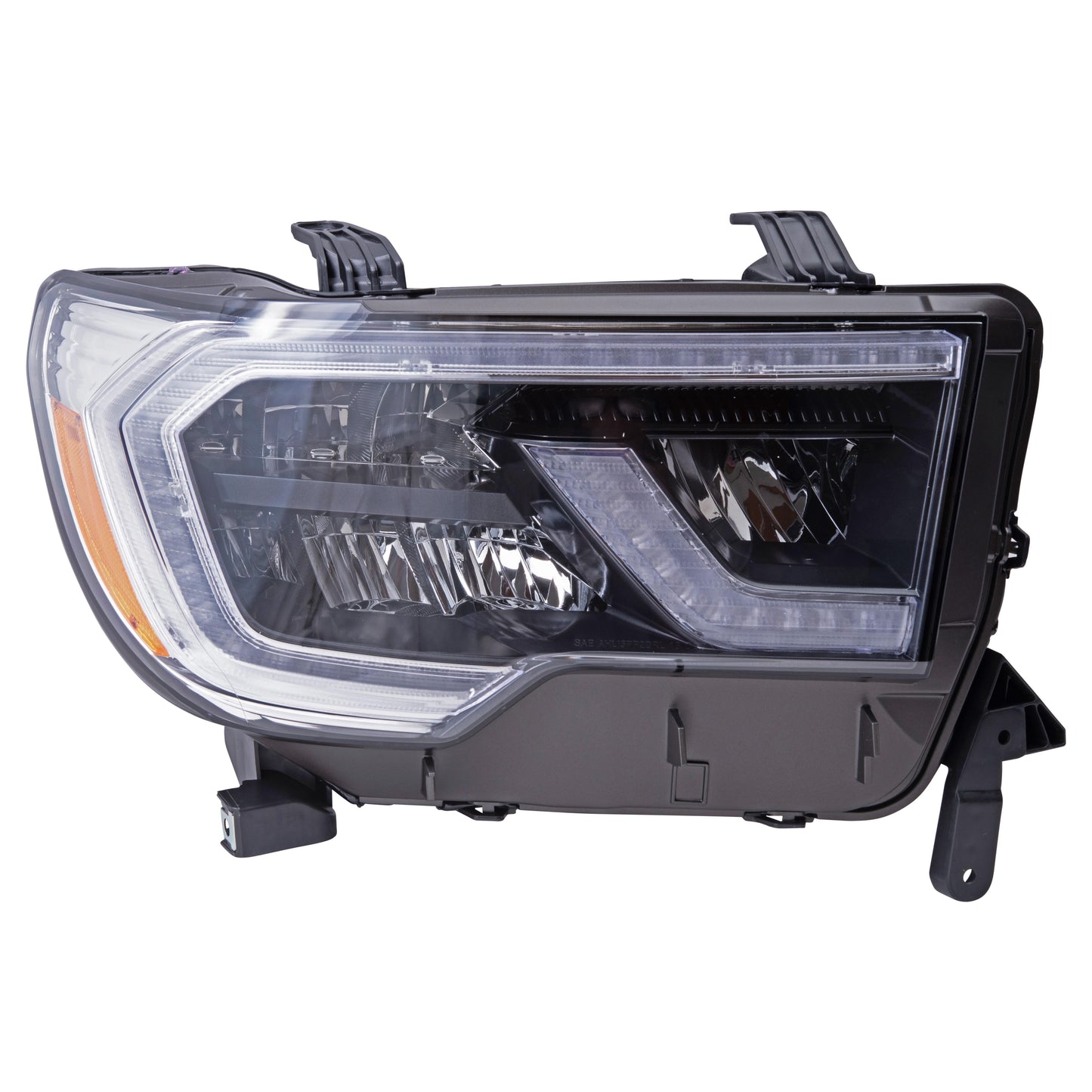 Brock 6221-0195R Passenger Side Right LED Headlight Assembly Compatible with 2018-2022 Toyota Sequoia Platinum