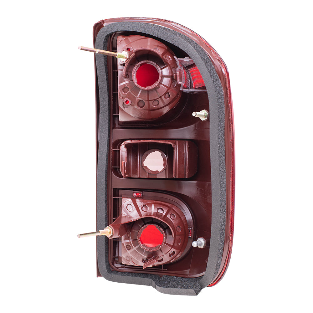 Brock Replacement Driver and Passenger Taillights Tail Lamps Compatible with 04-05 SUV 81561-42080 81551-42080