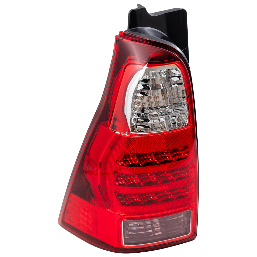 Brock Replacement Driver and Passenger Taillights Tail Lamps Compatible with 06-09 SUV 81561-35280 81551-35320