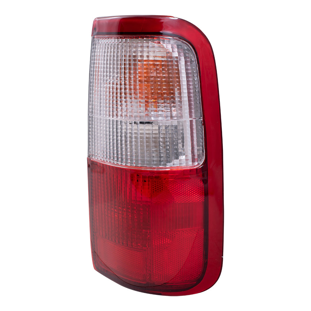 Brock Replacement Driver and Passenger Taillights Tail Lamps Compatible with 93-98 Pickup Truck 81561-34010 81551-34010