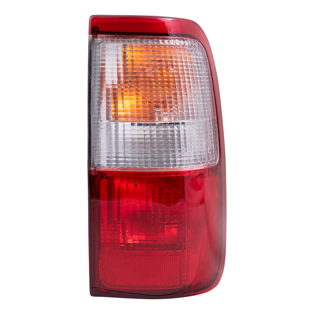 Brock Replacement Driver and Passenger Taillights Tail Lamps Compatible with 93-98 Pickup Truck 81561-34010 81551-34010