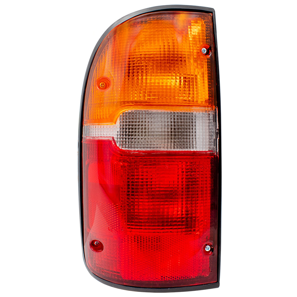 Brock Replacement Driver and Passenger Taillights Tail Lamps Compatible with 95-00 Tacoma Pickup Truck 81560-04030 81550-04030