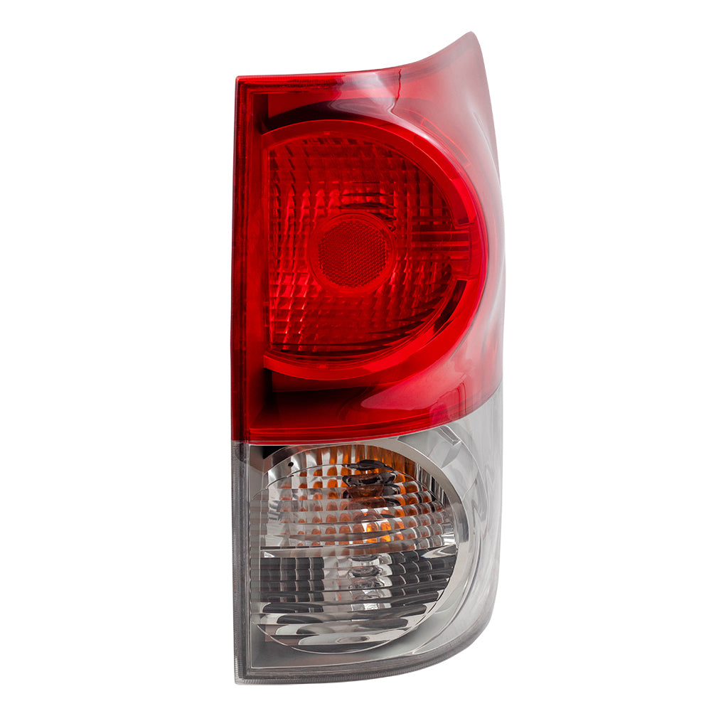 Brock Replacement Driver and Passenger Taillights Tail Lamps Compatible with 2007-2009 Tundra Pickup Truck 81560-0C070 81550-0C070