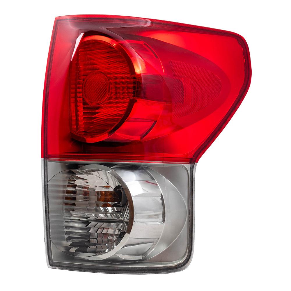 Brock Replacement Driver and Passenger Taillights Tail Lamps Compatible with 2007-2009 Tundra Pickup Truck 81560-0C070 81550-0C070