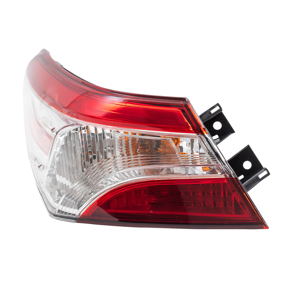 Brock Replacement Driver Side Tail Light Assembly Quarter Mounted Compatible with 2018-2020 Camry L/LE/TRD, 2020 Camry XSE W/TRD Package, 2018-2019 Camry Hybrid LE & 2020 Camry Hybrid SE