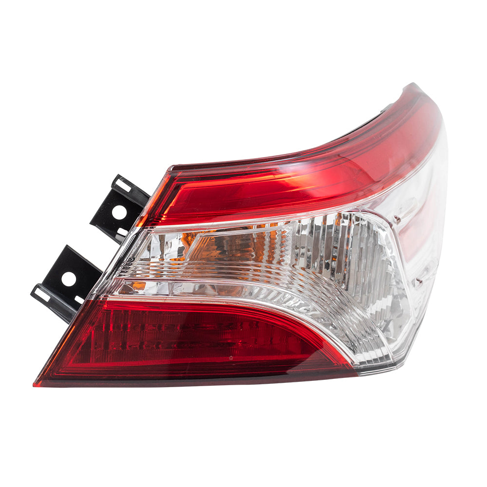 Brock Replacement Passenger Side Tail Light Assembly Quarter Mounted Compatible with 2018-2020 Camry L/LE/TRD, 2020 Camry XSE W/TRD Package, 2018-2019 Camry Hybrid LE & 2020 Camry Hybrid SE