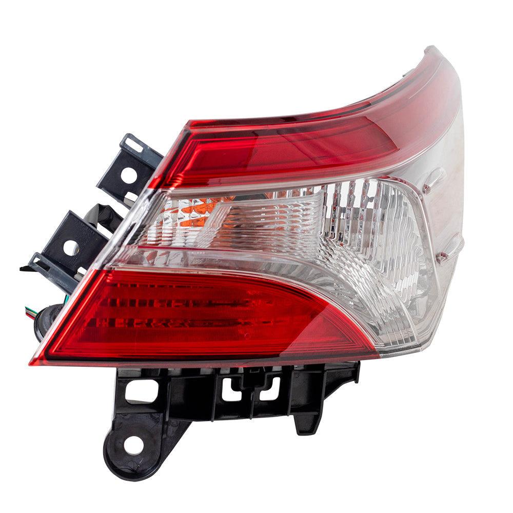 Brock Replacement Driver and Passenger Side Tail Light Assemblies Quarter Mounted Compatible with 2018-2020 Camry SE & 2018-2019 Camry Hybrid SE