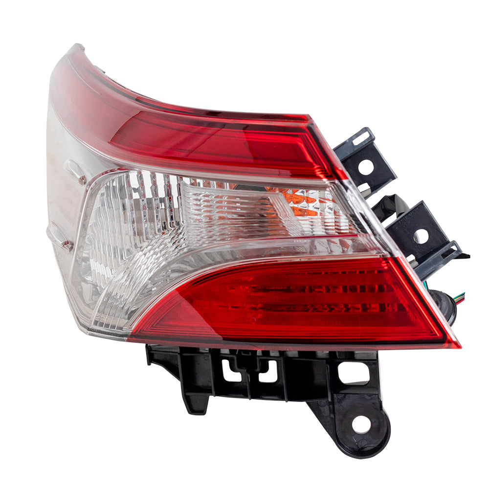 Brock Replacement Driver Side Tail Light Assembly Quarter Mounted Compatible with 2018-2020 Camry SE & 2018-2019 Camry Hybrid SE