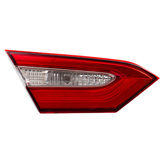 Brock Replacement Driver Side Tail Light Assembly Lid Mounted Compatible with 2018-2019 Toyota Camry SE Built to 10/2018 in North America ONLY