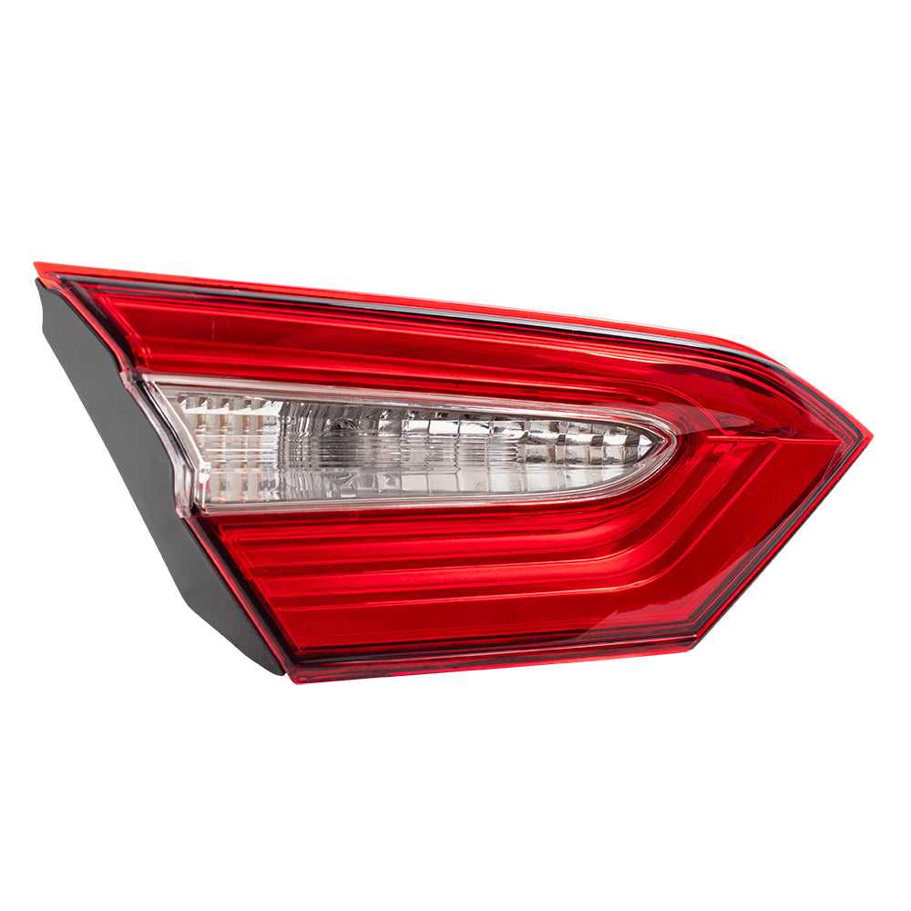 Brock Replacement Driver Side Tail Light Assembly Lid Mounted Compatible with 2018-2019 Toyota Camry SE Built to 10/2018 in North America ONLY