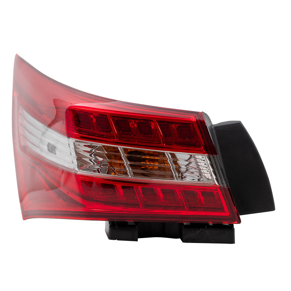 Brock Replacement Tail Light Compatible with 2016-2018 Avalon Drivers Quarter Panel Mounted Taillamp repairs OE 8156007081 81560-07081