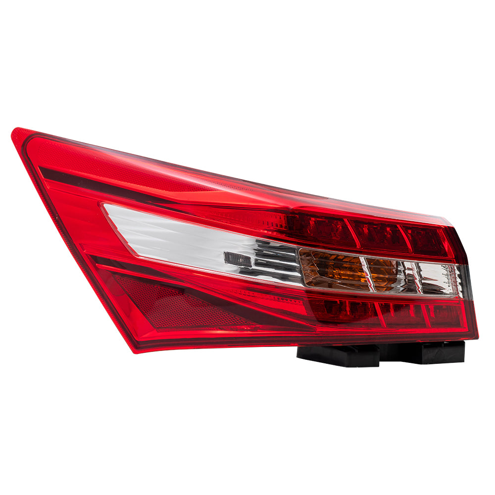 Brock Replacement Tail Light Compatible with 2016-2018 Avalon Drivers Quarter Panel Mounted Taillamp repairs OE 8156007081 81560-07081