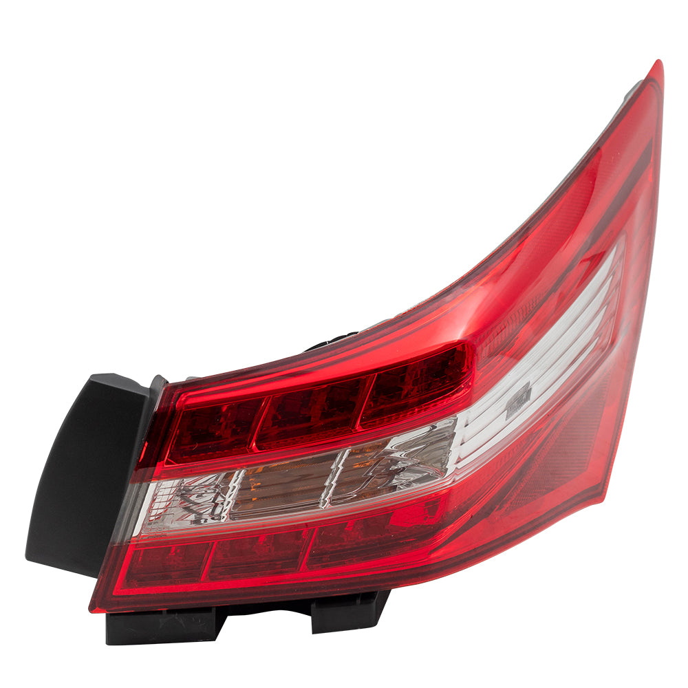 Brock Replacement Tail Light Compatible with 2016-2018 Avalon Passengers Quarter Panel Mounted Taillamp 8155007081 81550-07081