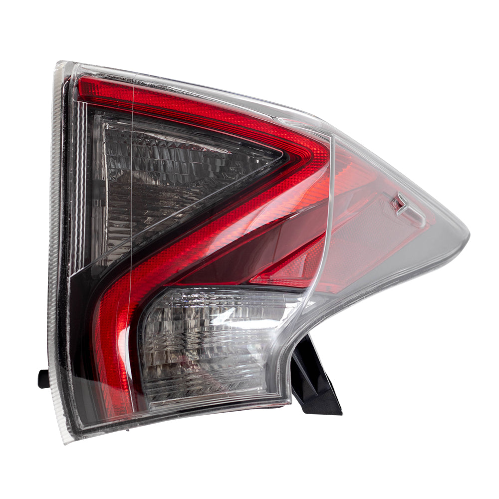 Brock Replacement Driver and Passenger Tail Lights Compatible with 2016-2018 Prius